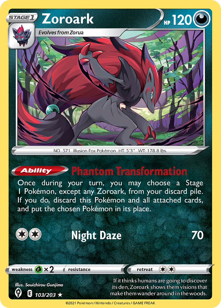 Zoroark (103/203) (Sword & Shield: Evolving Skies) [Theme Deck Exclusive]