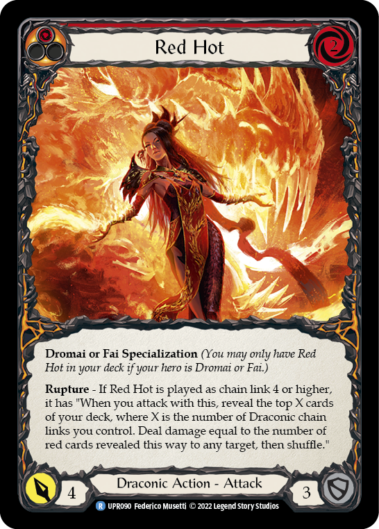 Red Hot [UPR090] (Uprising) Rainbow Foil
