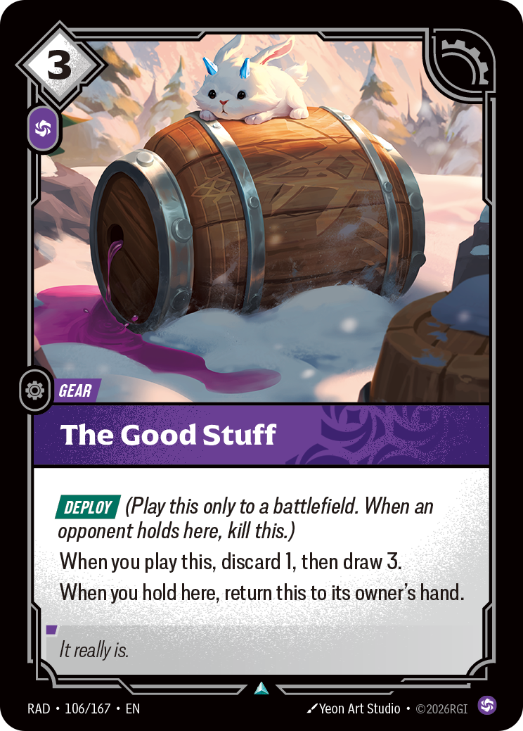 front of card The Good Stuff [Radiance] 106/167
