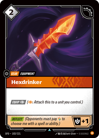 front of card Hexdrinker [Spiritforged] 102/221