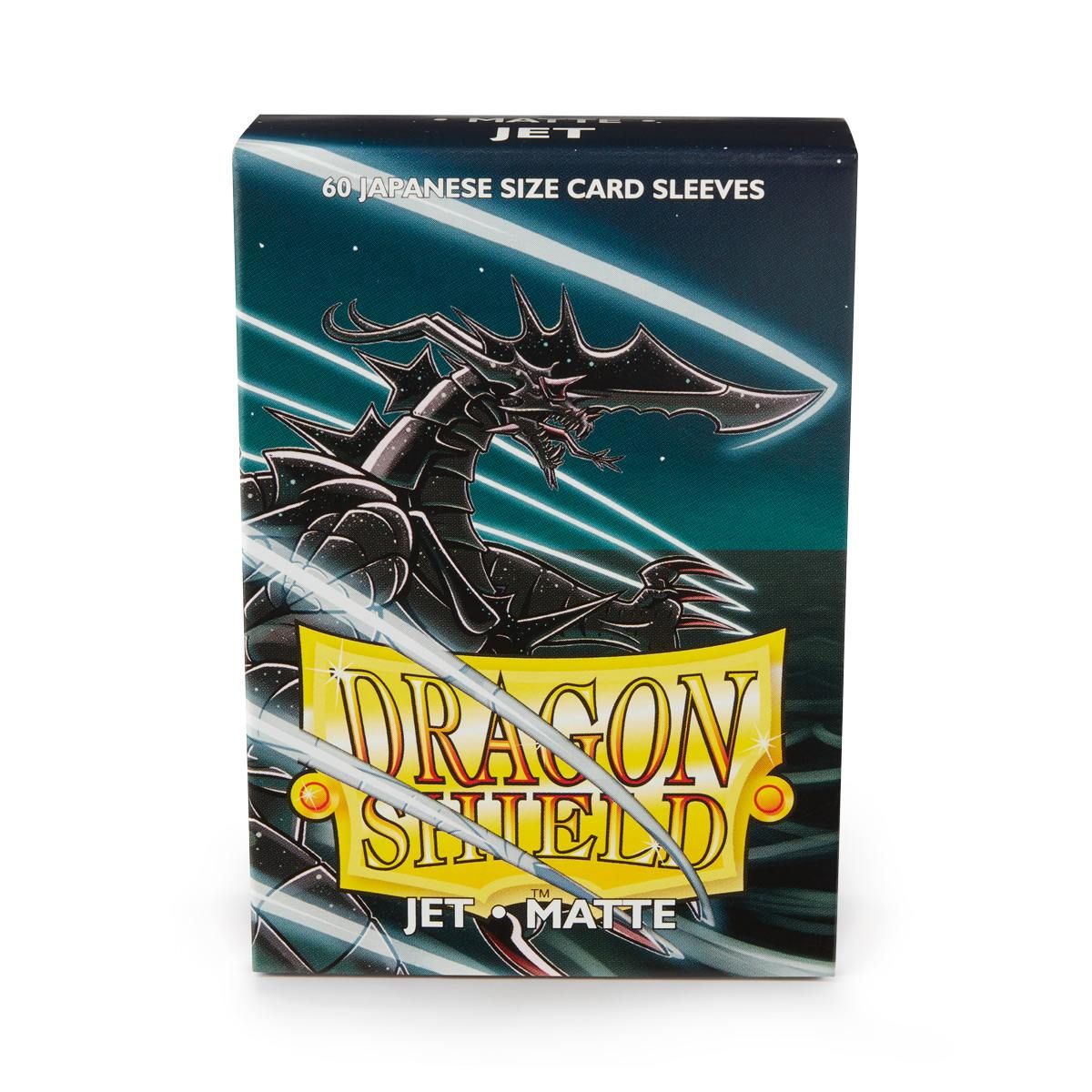 Dragon Shield: Japanese Size 60ct Sleeves - Jet (Matte)