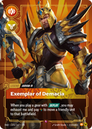 front of card Jarvan IV, Exemplar of Demacia [Radiance] 155/167