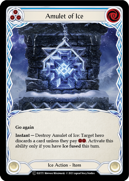 Amulet of Ice [U-ELE172] (Tales of Aria Unlimited) Unlimited Rainbow Foil