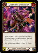 Destructive Deliberation (Yellow) [OUT205] (Outsiders) Rainbow Foil