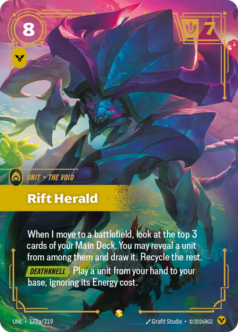 front of card Rift Herald (Alternate Art) [Unleashed] 179a/219