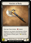 Hatchet of Body // Boltyn [MON105 // MON030] (Monarch) 1st Edition Normal