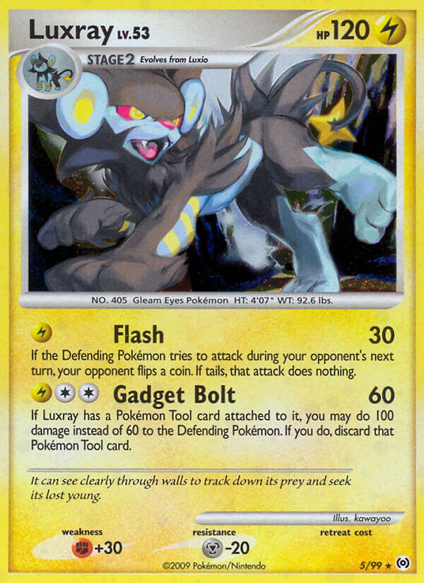Luxray (5/99) (Platinum: Arceus) [Theme Deck Exclusive]