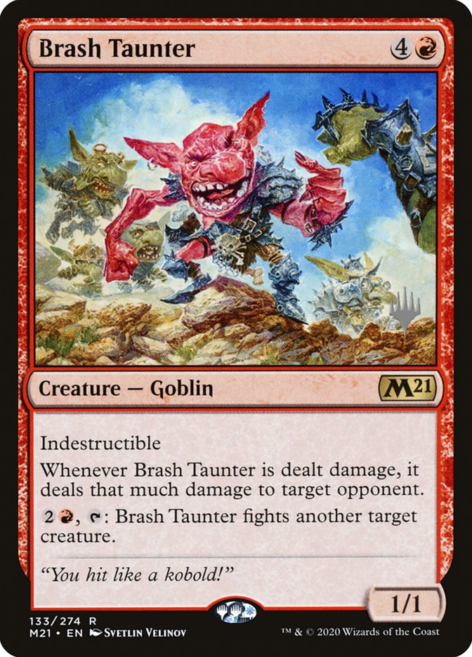 Brash Taunter (Promo Pack) [Core Set 2021 Promo Pack]