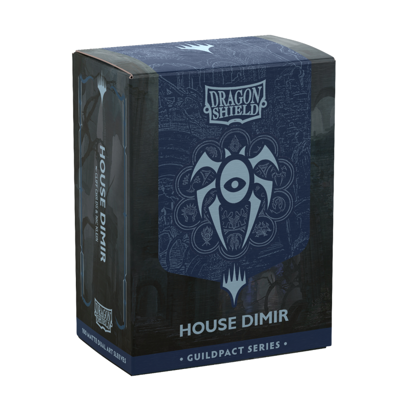 Dragon Shield: Standard 100ct Dual Matte Art Sleeves - House Dimir