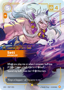 front of card Sett, Brawler (Overnumbered) (Signature) [Spiritforged] 232*/221