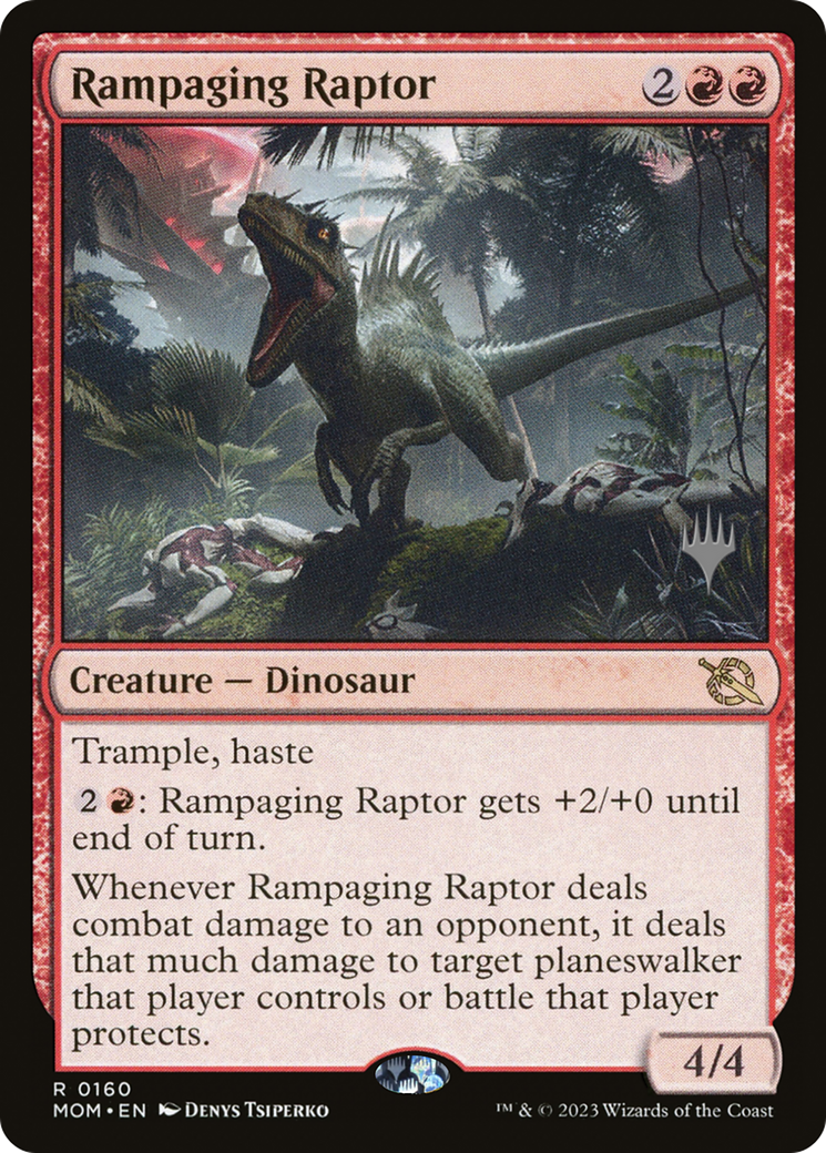 Rampaging Raptor (Promo Pack) [March of the Machine Promo Pack]
