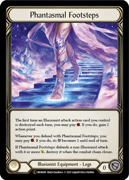 Phantasmal Footsteps [U-MON089-RF] (Monarch Unlimited) Unlimited Rainbow Foil