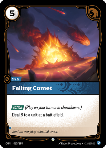 front of card Falling Comet [Origins] #085