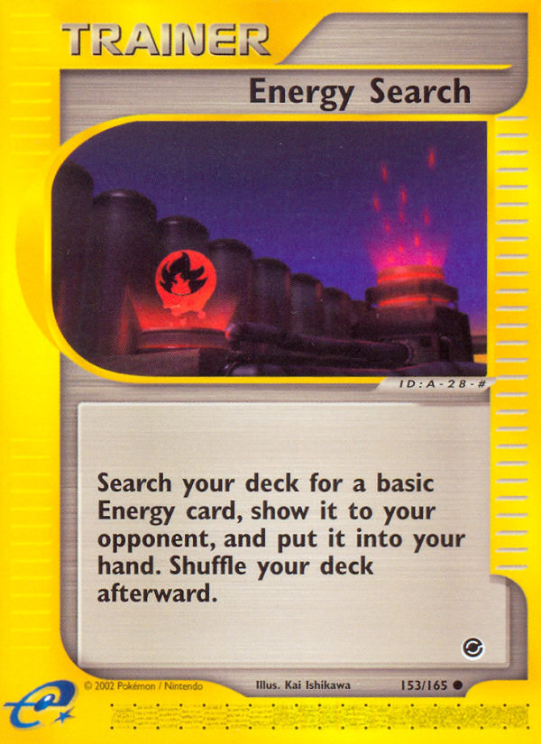 Energy Search (153/165) [Expedition: E-Card Base Set]