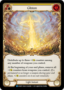 Glisten (Yellow) [MON070-RF] (Monarch) 1st Edition Rainbow Foil