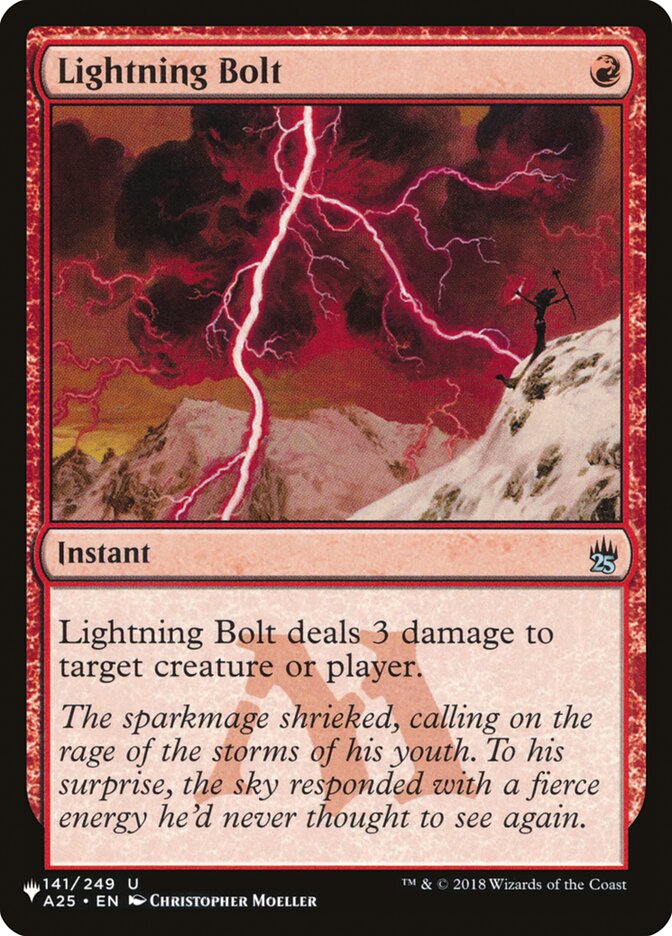Lightning Bolt (A25) [The List]