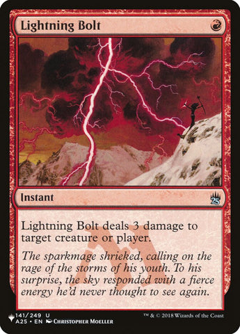 Lightning Bolt (A25) [The List]