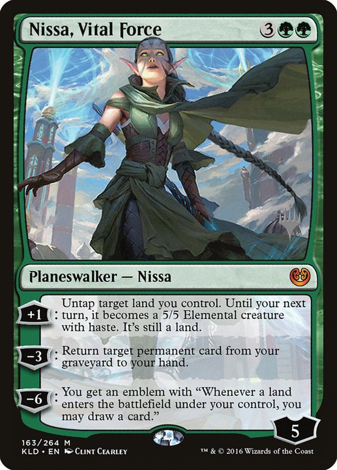 Nissa, Vital Force (Promo Pack) [Kaladesh Promo Pack]