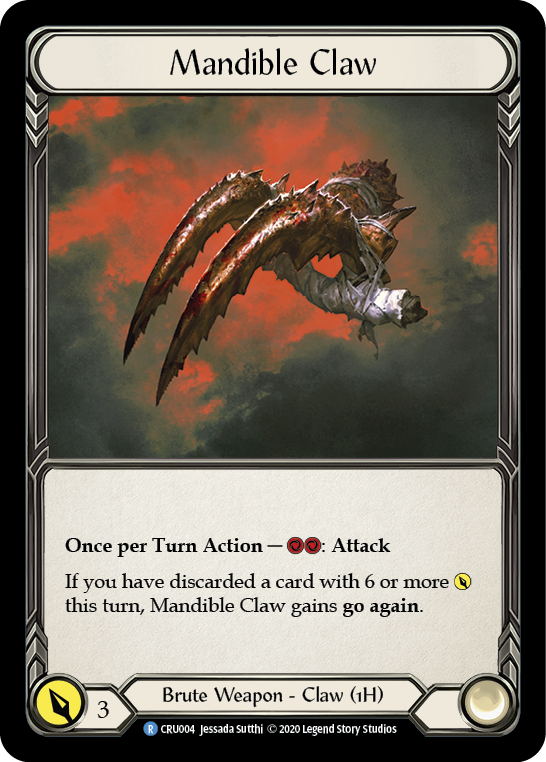 Mandible Claw [CRU004] (Crucible of War) 1st Edition Cold Foil