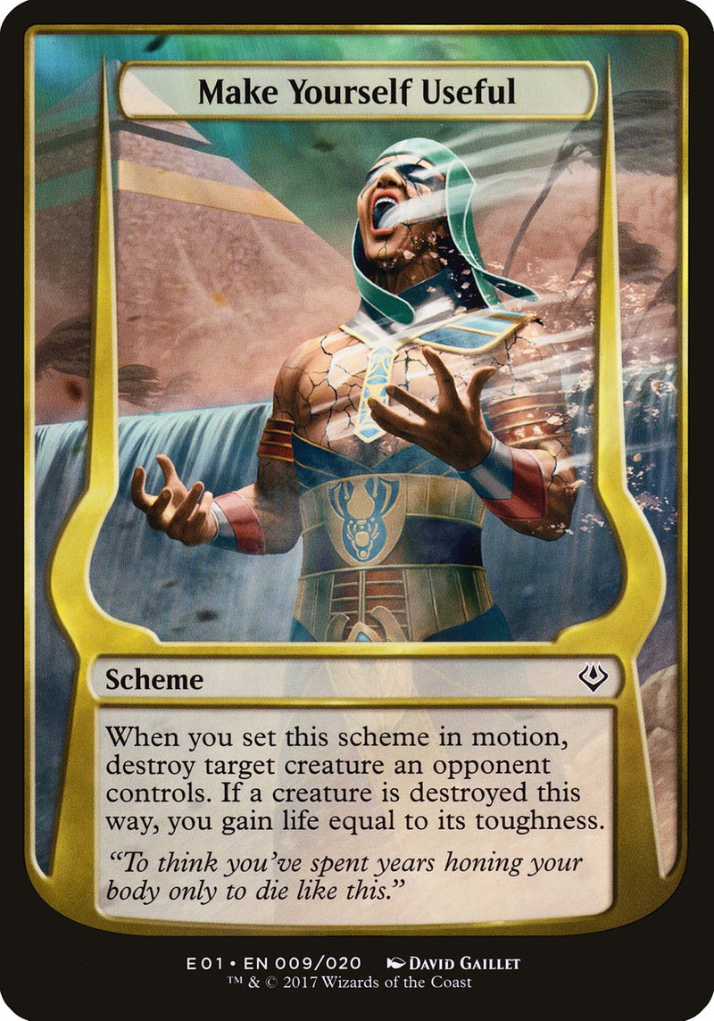(Oversized Schemes) Make Yourself Useful [Archenemy: Nicol Bolas Schemes]