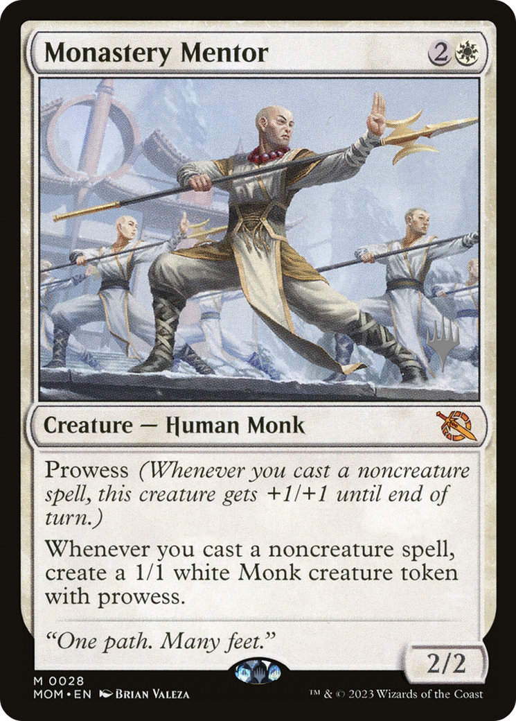 Monastery Mentor (Promo Pack) [March of the Machine Promo Pack]