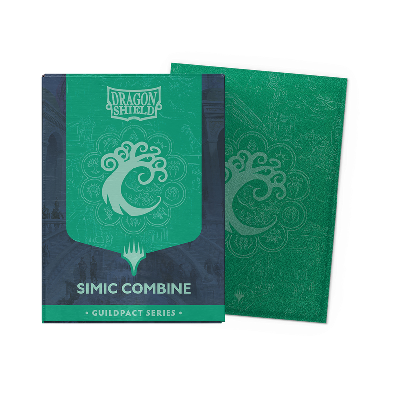 Dragon Shield: Standard 100ct Dual Matte Art Sleeves - Simic Combine