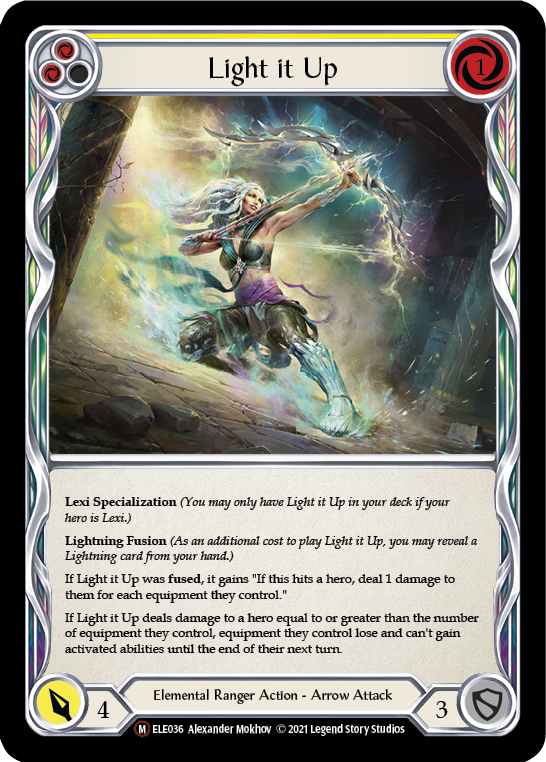 Light it Up [U-ELE036] (Tales of Aria Unlimited) Unlimited Rainbow Foil