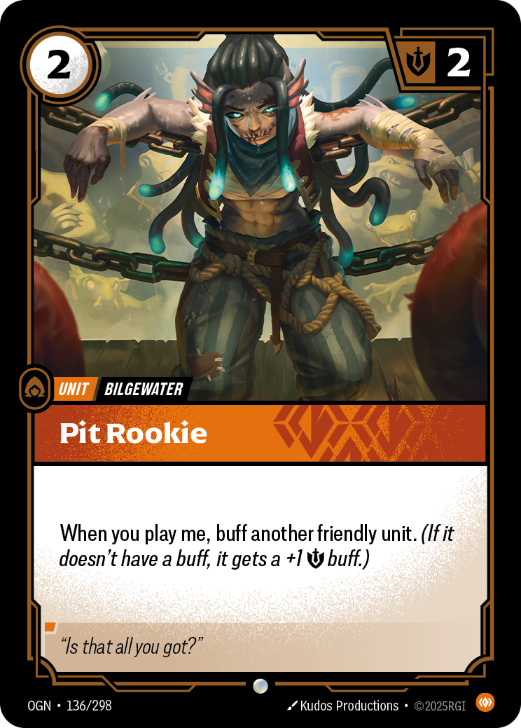 front of card Pit Rookie [Origins]