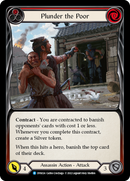 Plunder the Poor (Red) [DYN124] (Dynasty) Rainbow Foil