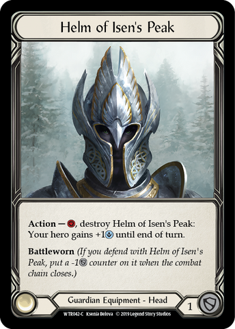 Helm of Isen's Peak [WTR042-C] (Welcome to Rathe) Alpha Print Cold Foil