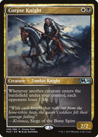 Corpse Knight (Promo Pack) [Core Set 2020 Promo Pack]