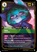 front of card Vex, Mocking [Unleashed] 055/219