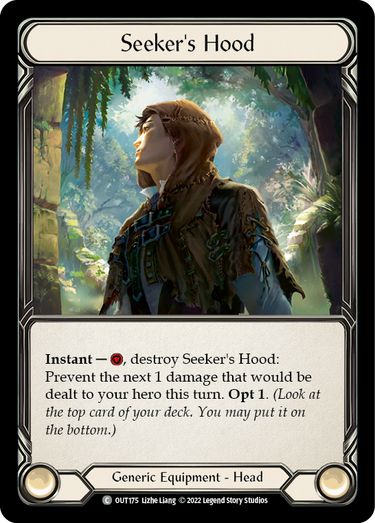 Seeker's Hood [OUT175] (Outsiders) Rainbow Foil