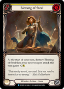 Blessing of Steel (Yellow) [DYN074] (Dynasty) Rainbow Foil