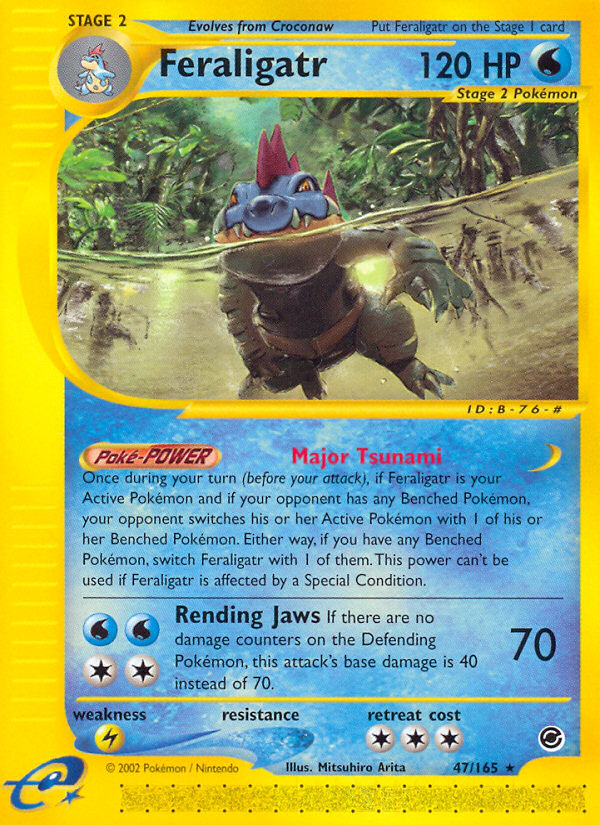 Feraligatr (47/165) [Expedition: E-Card Base Set]