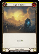 Sigil of Solace (Yellow) [WTR174-R] (Welcome to Rathe) Alpha Print Rainbow Foil
