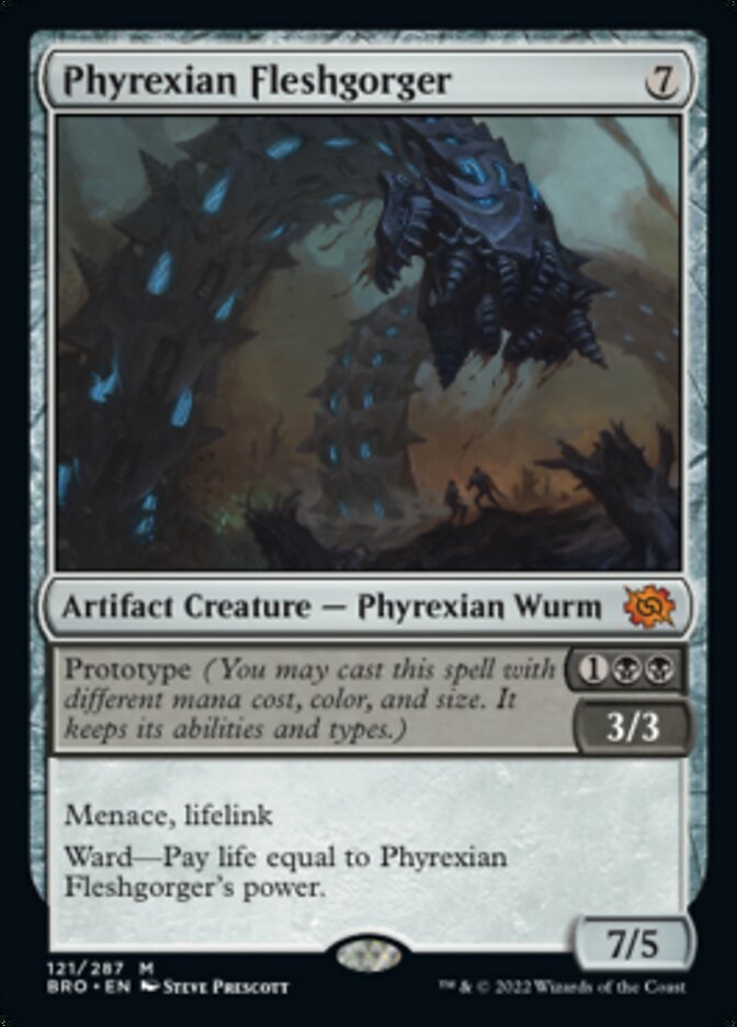 Phyrexian Fleshgorger (Promo Pack) [The Brothers' War Promo Pack]