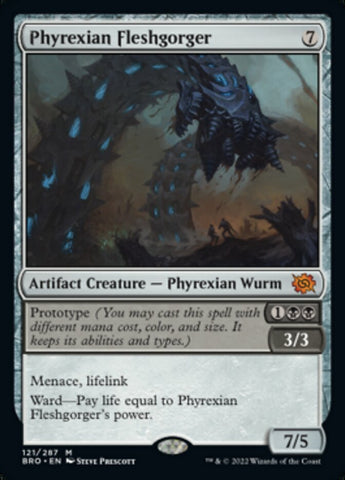 Phyrexian Fleshgorger (Promo Pack) [The Brothers' War Promo Pack]