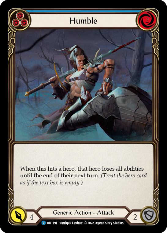 Humble (Blue) [OUT191] (Outsiders) Rainbow Foil