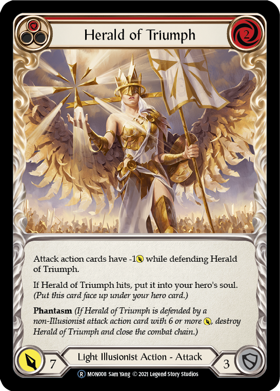 Herald of Triumph (Red) [U-MON008] (Monarch Unlimited) Unlimited Normal