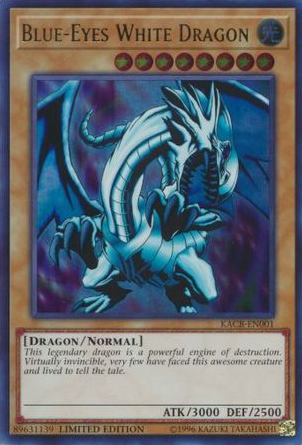 Blue-Eyes White Dragon [KACB-EN001] (Promo) Ultra Rare