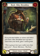 Back Alley Breakline (Blue) [U-ARC178] (Arcane Rising Unlimited) Unlimited Rainbow Foil