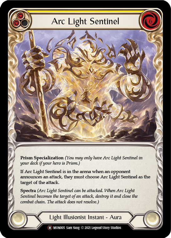 Arc Light Sentinel [U-MON005-RF] (Monarch Unlimited) Unlimited Rainbow Foil