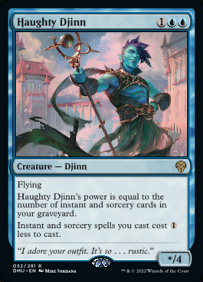 Haughty Djinn (Promo Pack) [Dominaria United Promo Pack]