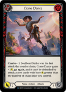 Crane Dance (Yellow) [U-CRU058] (Crucible of War Unlimited) Unlimited Rainbow Foil