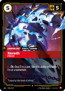 front of card Xerath, Freed [Unleashed] 026/219