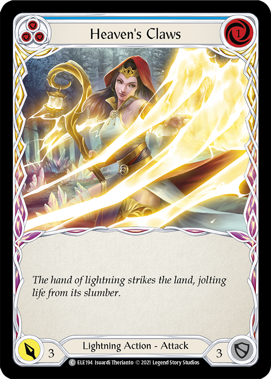 Heaven's Claws (Blue) [ELE194] (Tales of Aria) 1st Edition Normal