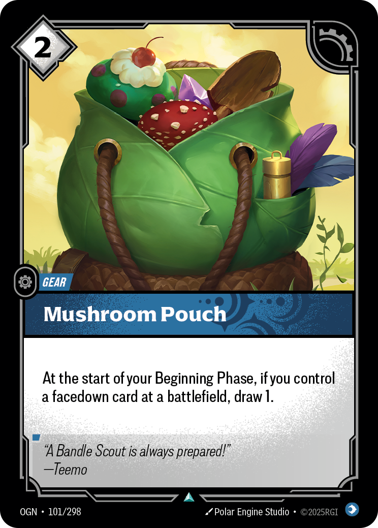 front of card Mushroom Pouch [Origins]