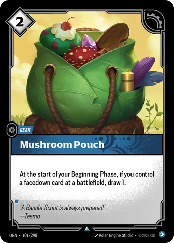 front of card Mushroom Pouch [Origins] #101
