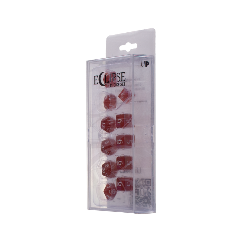 Ultra PRO: 11-Dice Set - Eclipse (Apple Red)